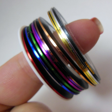 Gifts 4 All - 2 Rolls of Nail Art Tape Assorted Clrs Gifts 4 All - 2 Rolls of Nail Art Tape Assorted Clrs