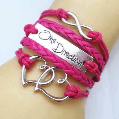 Gifts 4 All - Wrap Bracelet Double heart, Infinity, Hearts Gifts 4 All - Wrap Bracelet Double heart, Infinity, Hearts