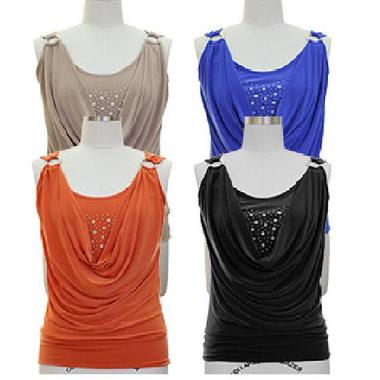 Gifts 4 All - Beautiful Top with Studded neckline Gifts 4 All - Beautiful Top with Studded neckline