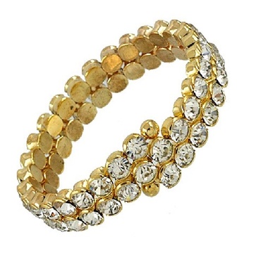 Gifts 4 All - Crystal Golden Bracelet Gifts 4 All - Crystal Golden Bracelet