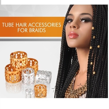 Gifts 4 All - 10pc Hair Bead in gold or Silver color Gifts 4 All - 10pc Hair Bead in gold or Silver color