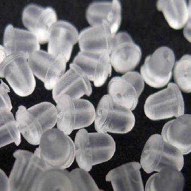 Gifts 4 All - 24pc, 5mm X 4mm Rubber Earring Backs Gifts 4 All - 24pc, 5mm X 4mm Rubber Earring Backs
