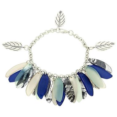 Gifts 4 All - Bracelet with Acrylic Feather Charms Gifts 4 All - Bracelet with Acrylic Feather Charms