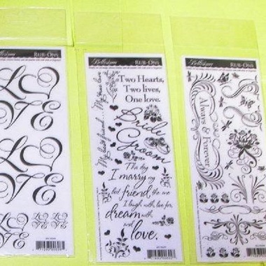 Gifts 4 All - Wedding Rub On Sticker - Will send Random Gifts 4 All - Wedding Rub On Sticker - Will send Random