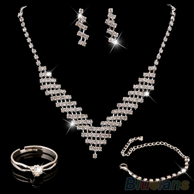 Gifts 4 All - Crystal Necklace, Bracelet and Earring set Gifts 4 All - Crystal Necklace, Bracelet and Earring set